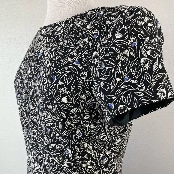 Liz Claiborne Short Sleeve Midi Dress Size 10 EUC - Picture 5 of 10